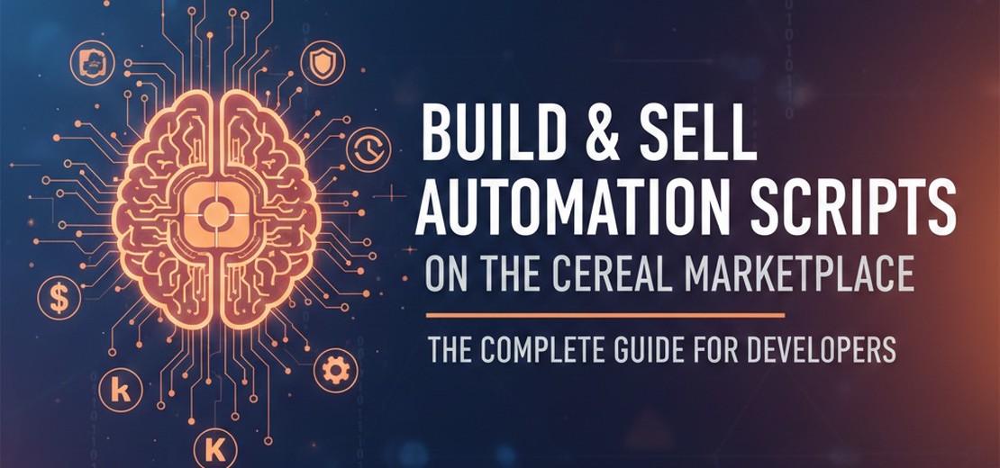 Build & Sell Automation Scripts on the Cereal Marketplace: The Complete Guide for Developers