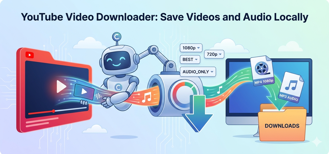 YouTube Video Downloader: Save Videos and Audio Locally